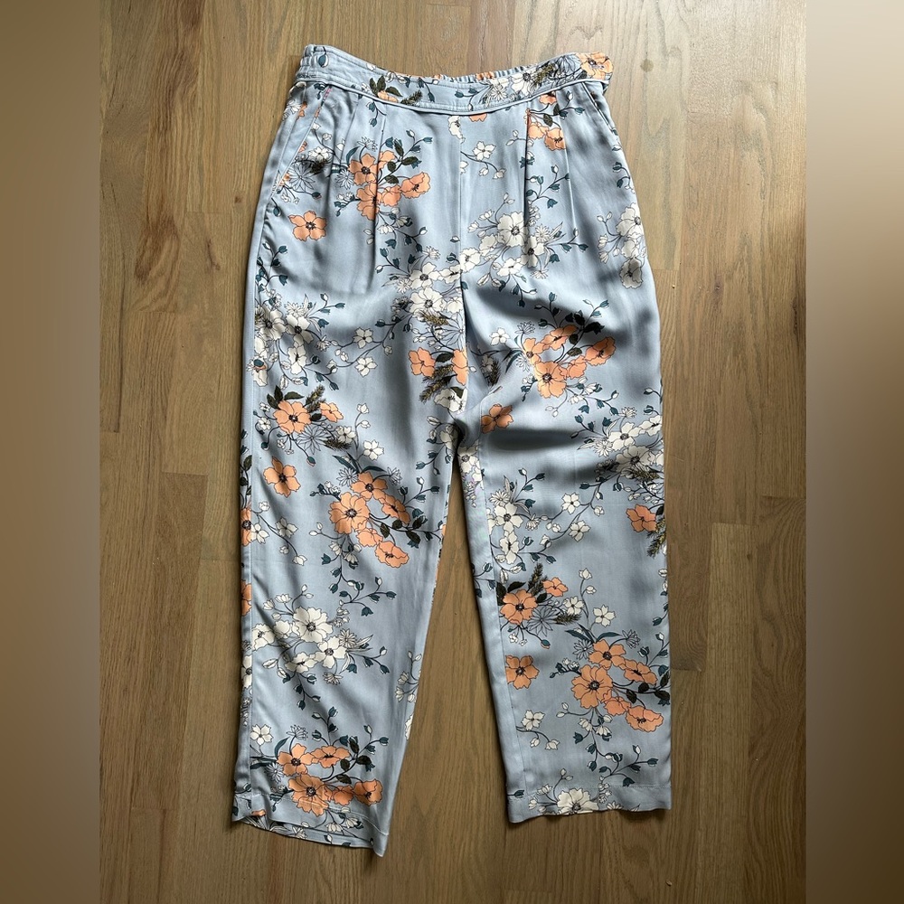 NWT Floral Jcrew Pants, size 6